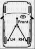 FORD 1225754 Cable, parking brake